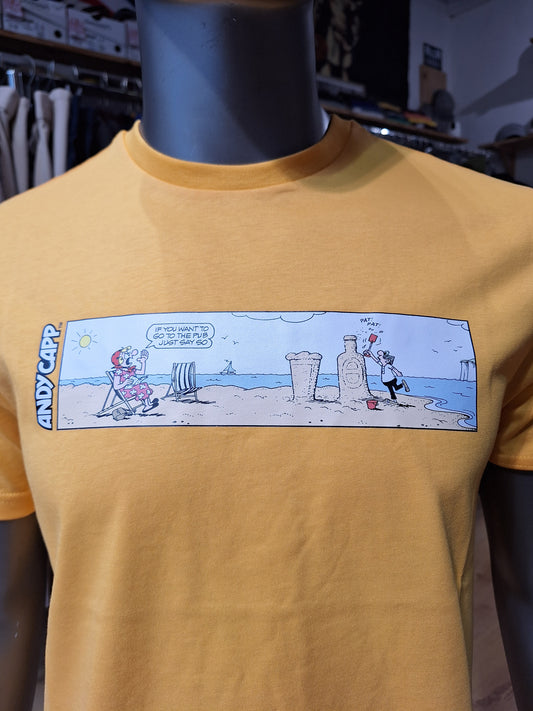 T-shirt Andy Capp Beach To Pub