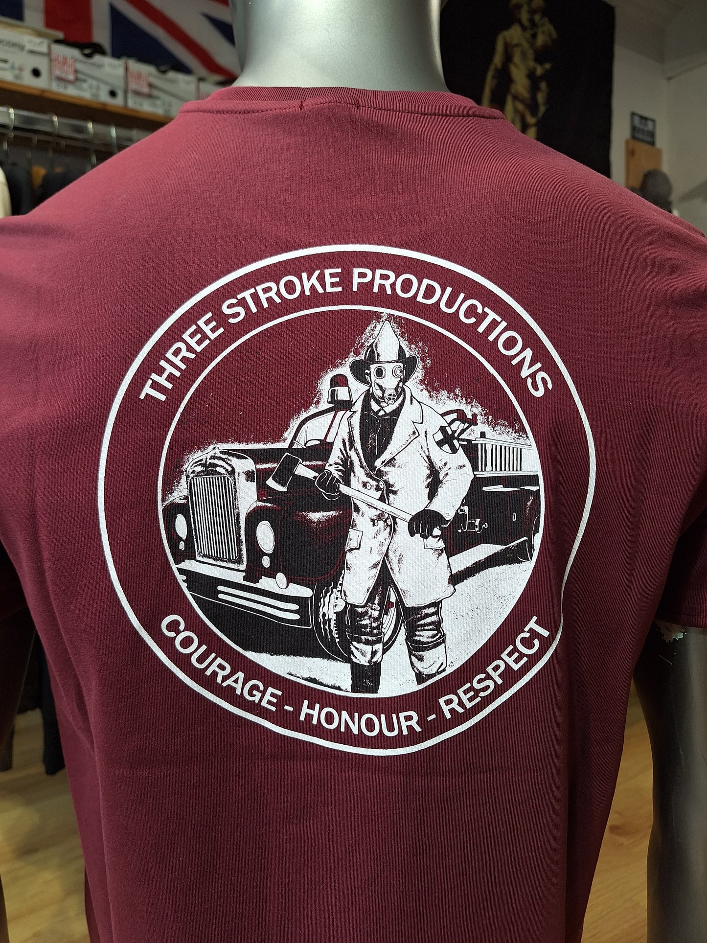 T-shirt Three-Stroke Fireman