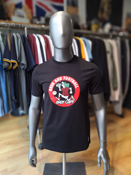 T-shirt Andy Capp Beer & Football Nissa