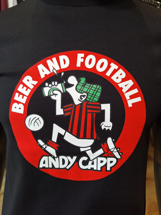 T-shirt Andy Capp Beer & Football Nissa