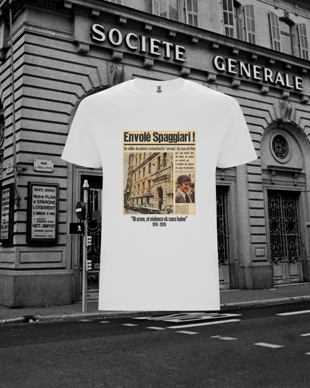 Prévente t-shirt 50 ans du casse