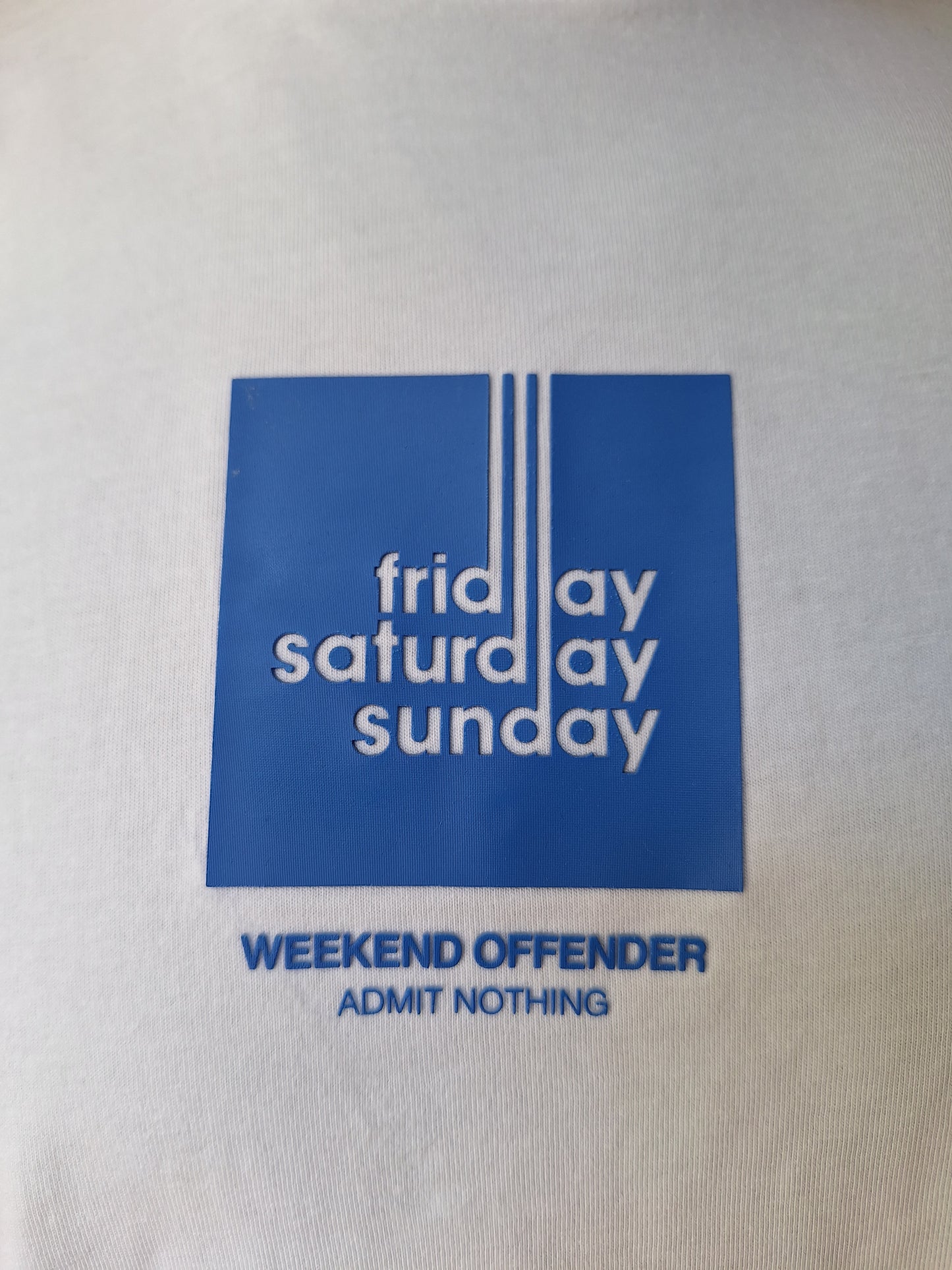 T-shirt WKND Weekend Offender