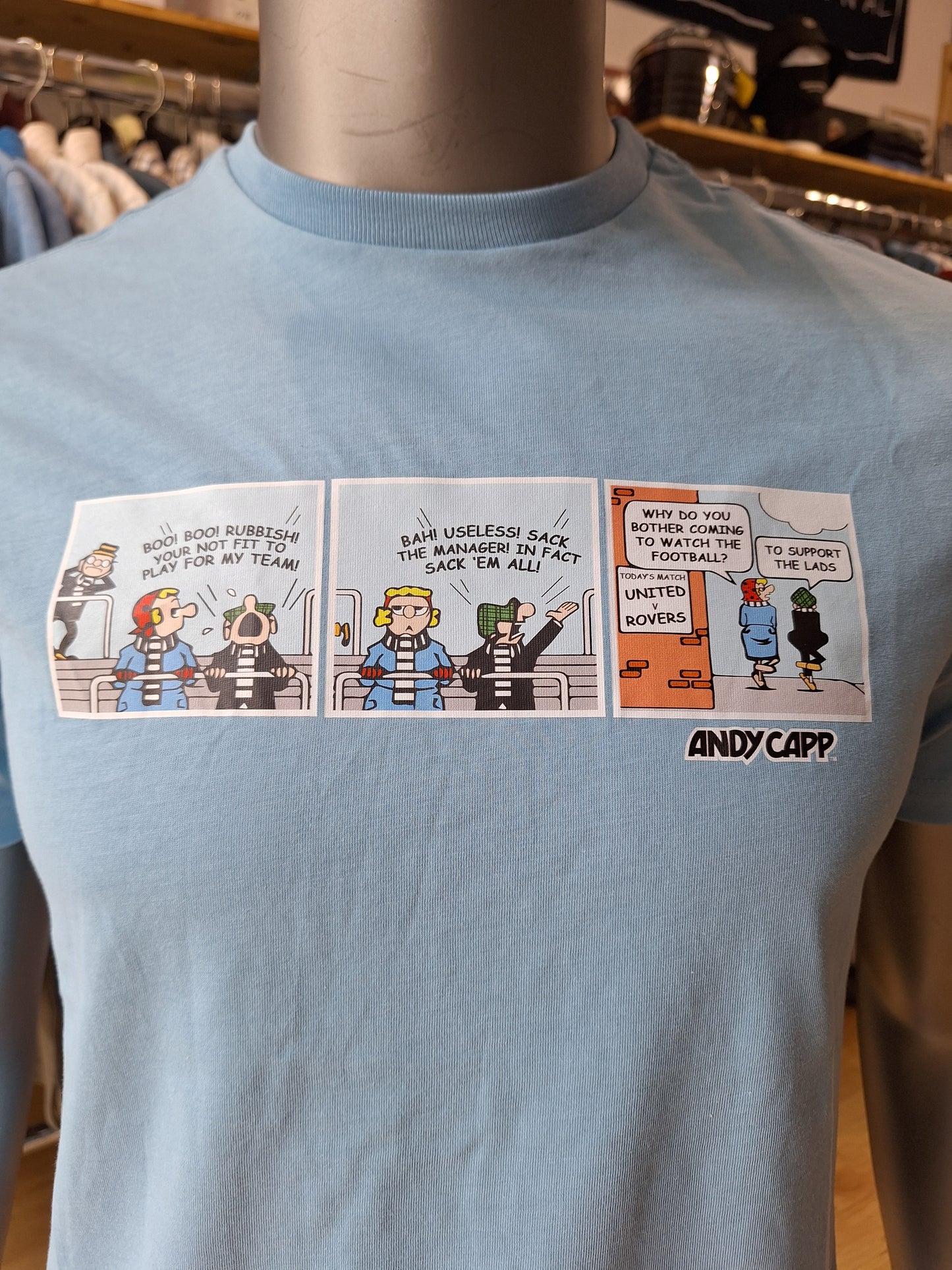 T-shirt Andy Capp Support The Lads