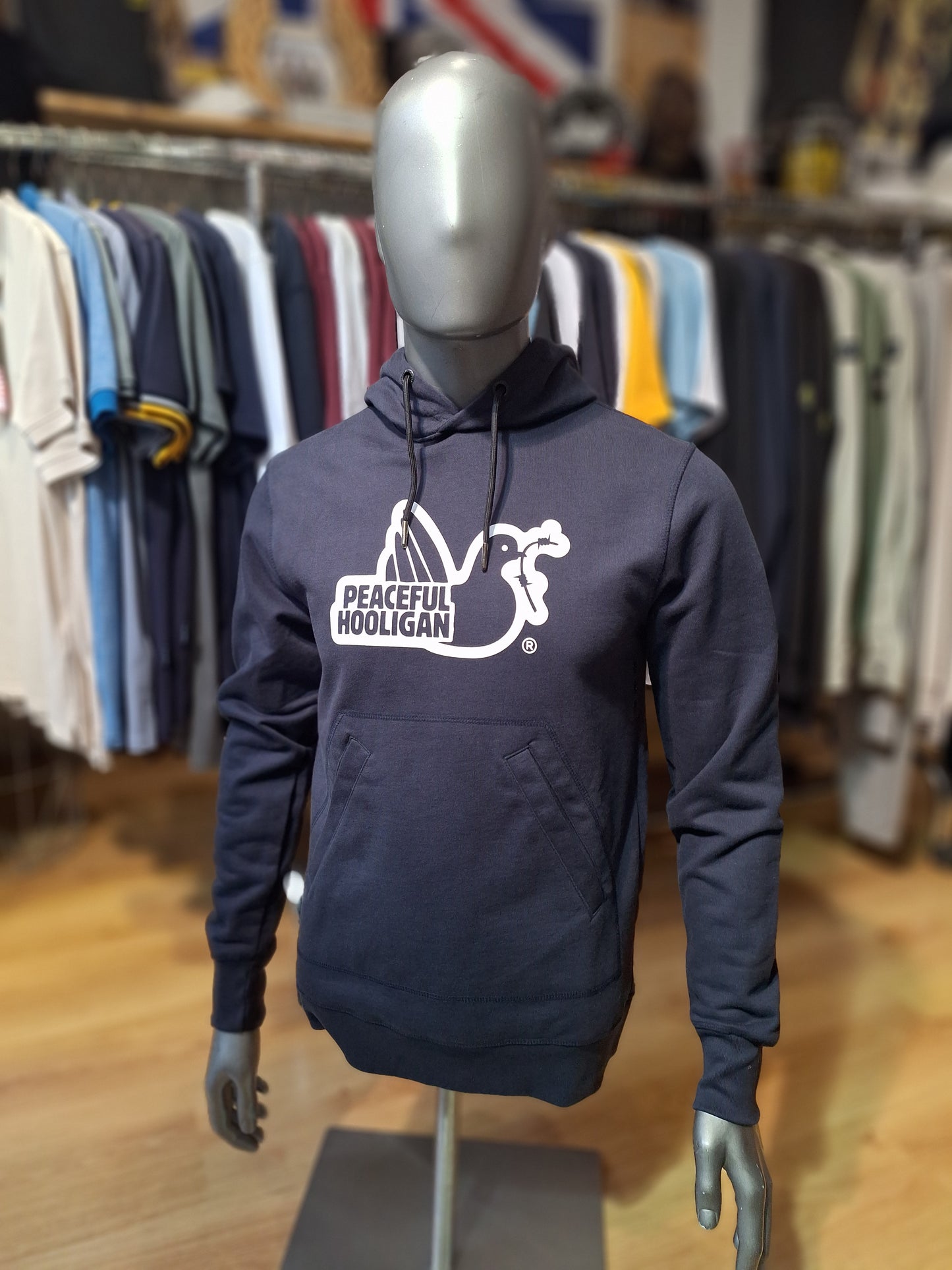 Hoodie Peaceful Hooligan Outline