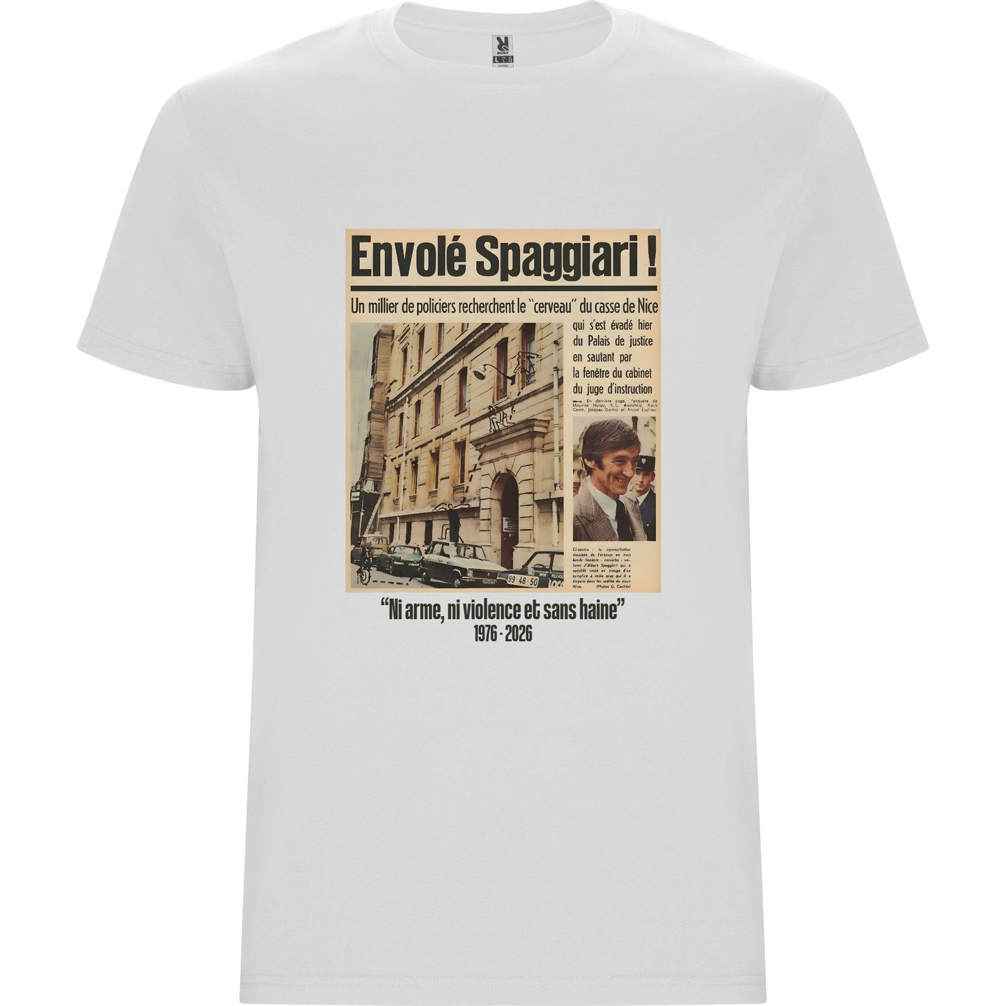 Prévente t-shirt 50 ans du casse