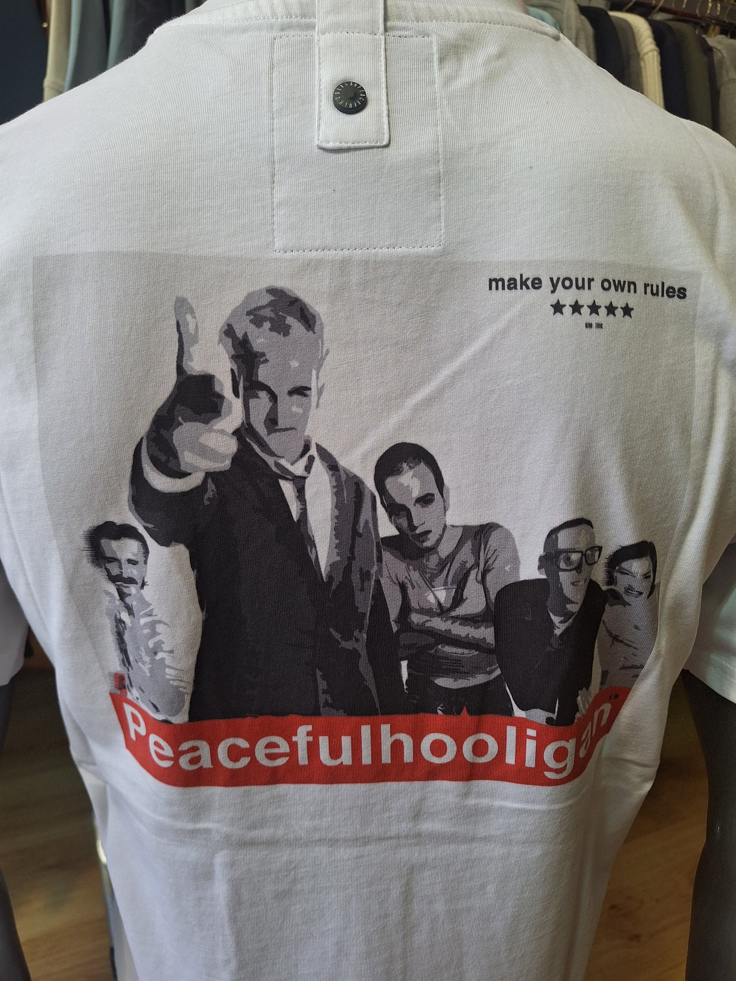 T-shirt Peaceful Hooligan Trainspotting