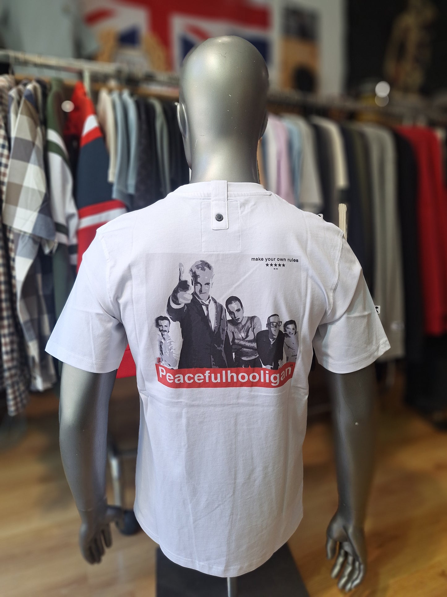 T-shirt Peaceful Hooligan Trainspotting