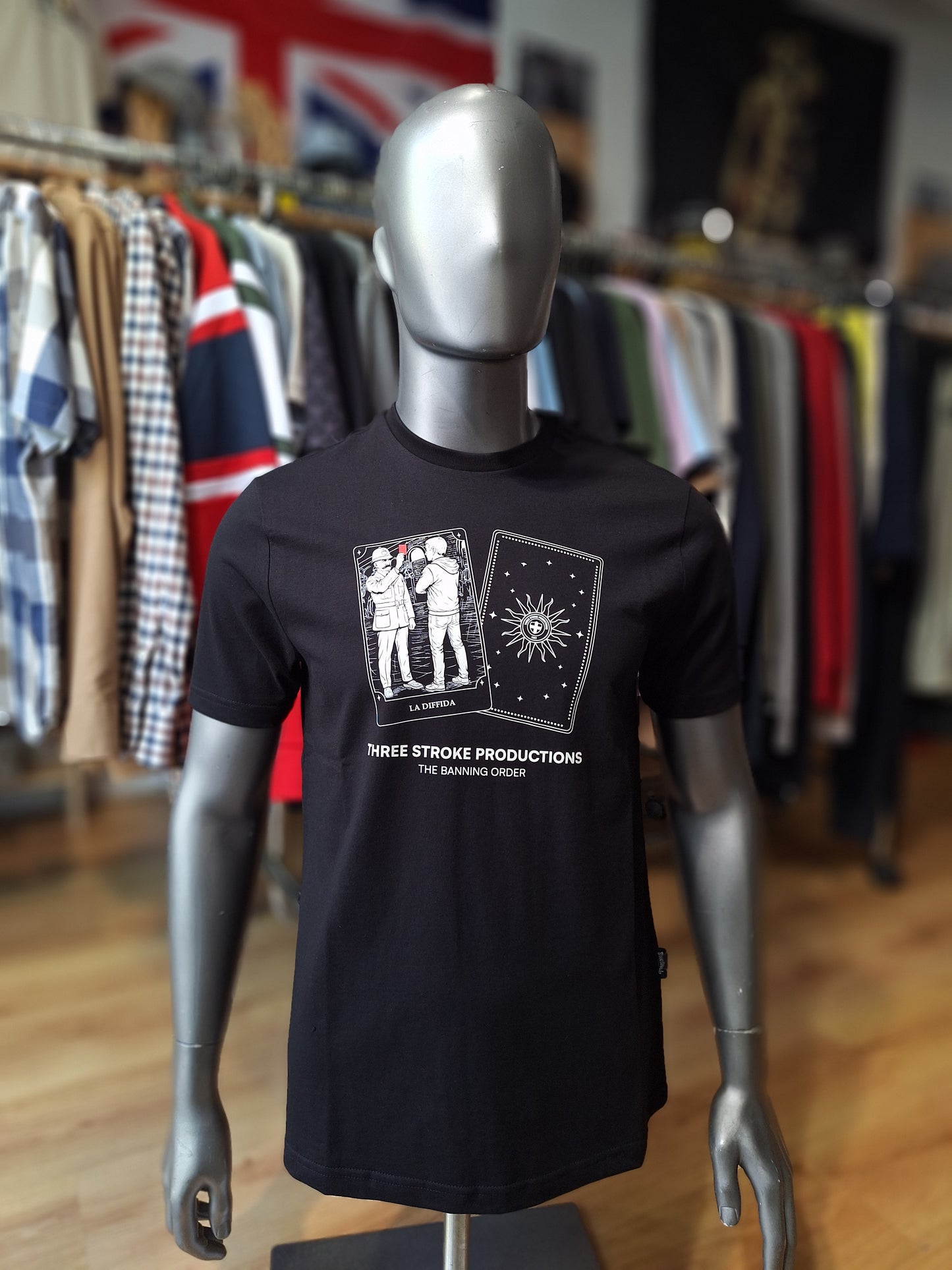 T-shirt Three-Stroke Productions Banning Order